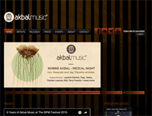 Tablet Screenshot of akbalmusic.com